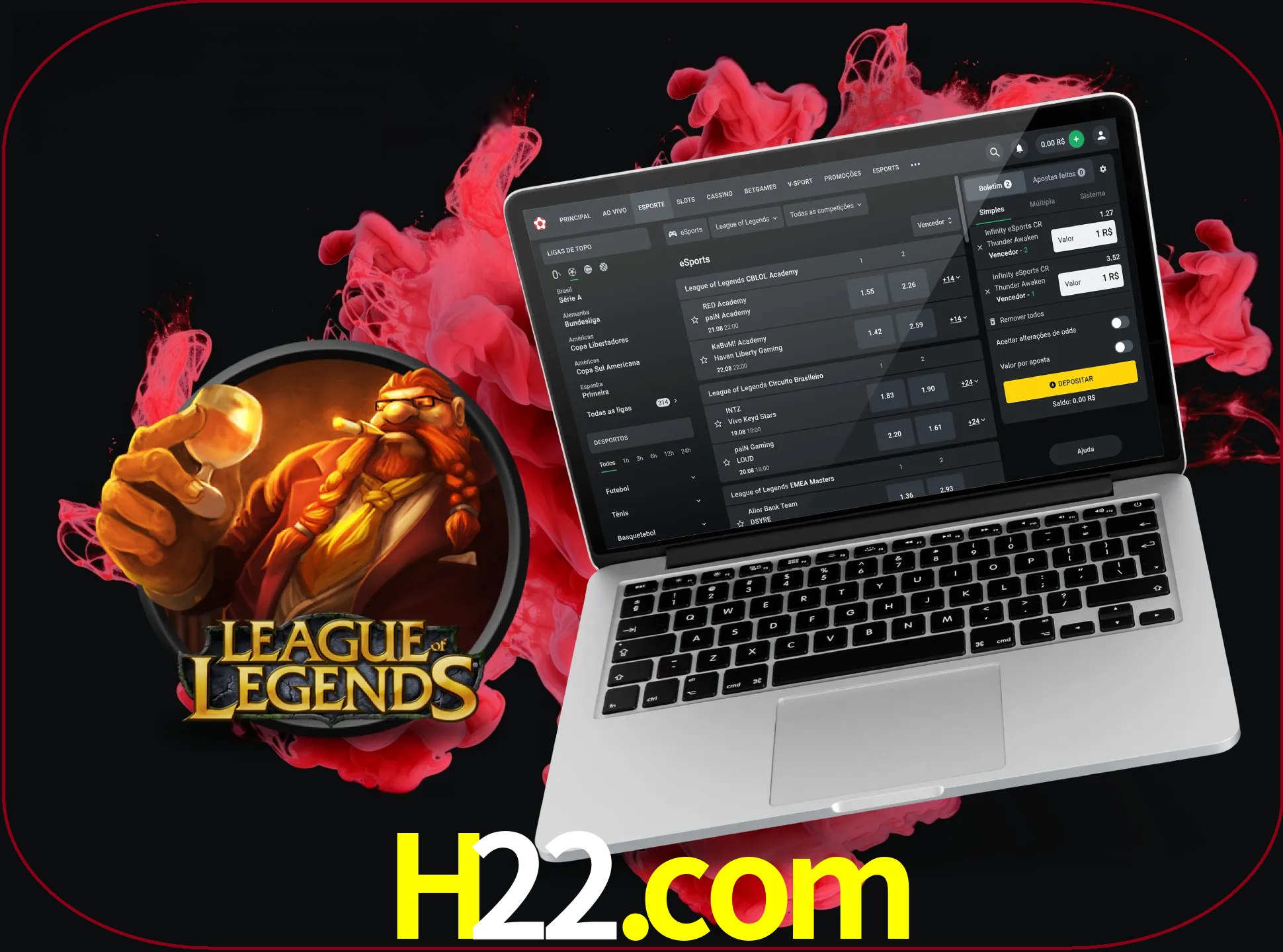 Se é um fã deste jogo, muitos torneios fantásticos que o vão surpreender estão disponíveis no h22.